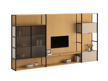 Rhythm Bookcase & TV Unit